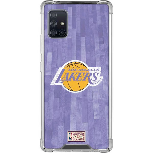 NBA Los Angeles Lakers Hardwood Classics Galaxy A51 5G Clear Case