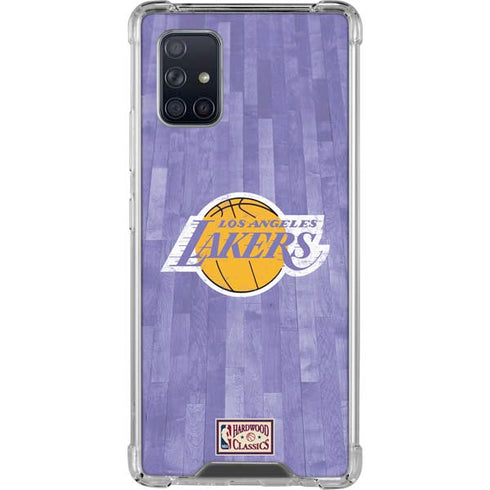 NBA Los Angeles Lakers Hardwood Classics Galaxy A71 5G Clear Case