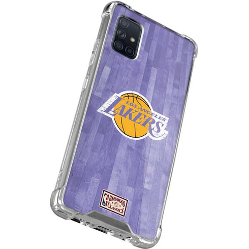 NBA Los Angeles Lakers Hardwood Classics Galaxy A71 5G Clear Case