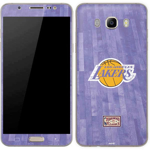 NBA Los Angeles Lakers Hardwood Classics Galaxy J7 Skin