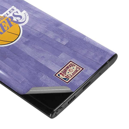 NBA Los Angeles Lakers Hardwood Classics Galaxy Note 10 Plus Skin