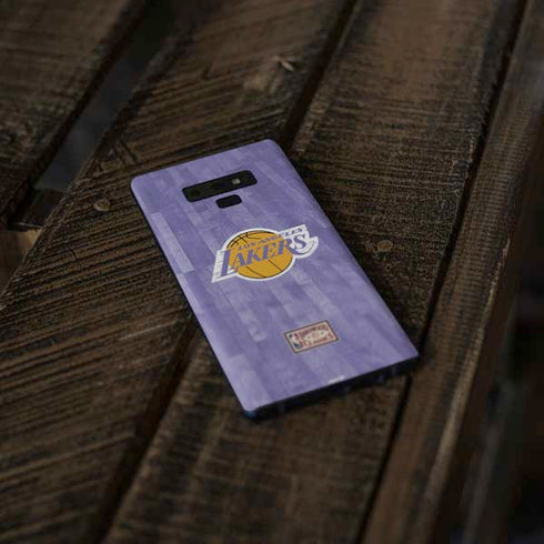 NBA Los Angeles Lakers Hardwood Classics Galaxy Note 9 Skin
