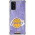 NBA Los Angeles Lakers Hardwood Classics Galaxy Note20 5G Clear Case
