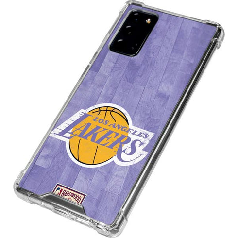 NBA Los Angeles Lakers Hardwood Classics Galaxy Note20 5G Clear Case