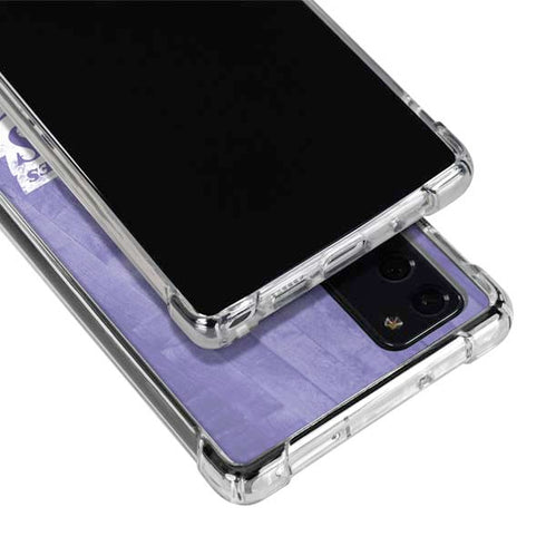 NBA Los Angeles Lakers Hardwood Classics Galaxy Note20 5G Clear Case