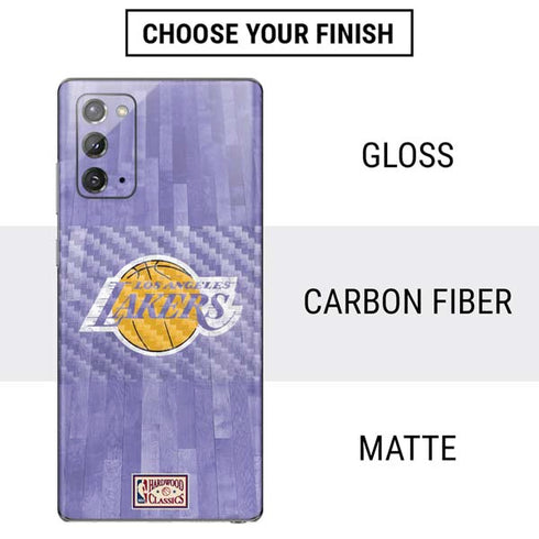 NBA Los Angeles Lakers Hardwood Classics Galaxy Note20 5G Skin