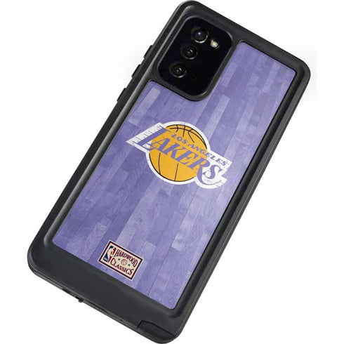 NBA Los Angeles Lakers Hardwood Classics Galaxy Note20 5G Waterproof Case