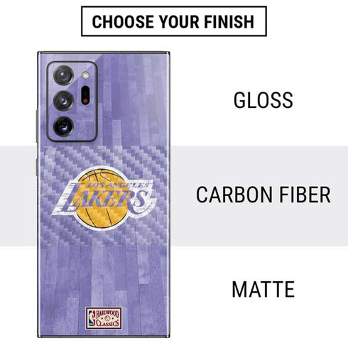NBA Los Angeles Lakers Hardwood Classics Galaxy Note20 Ultra 5G Skin