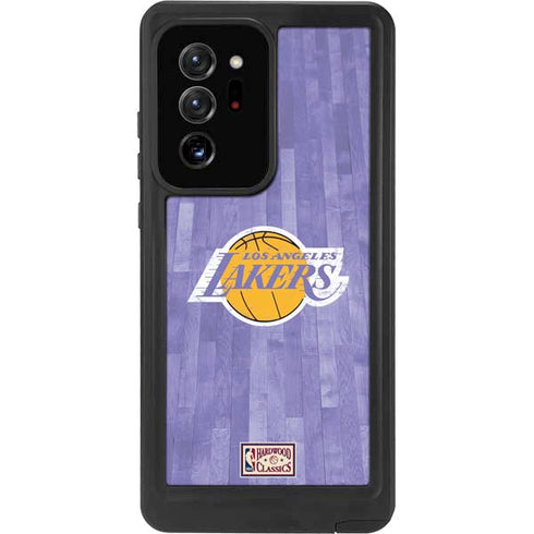 NBA Los Angeles Lakers Hardwood Classics Galaxy Note20 Ultra 5G Waterproof Case