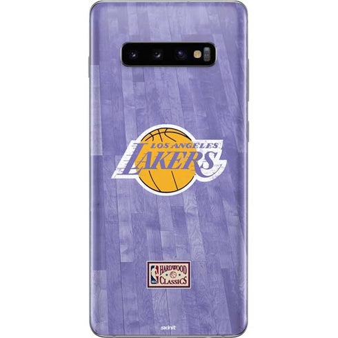 NBA Los Angeles Lakers Hardwood Classics Galaxy S10 Plus Skin