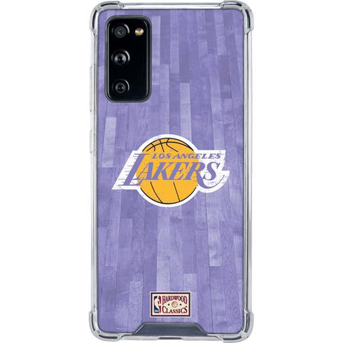NBA Los Angeles Lakers Hardwood Classics Galaxy S20 FE Clear Case