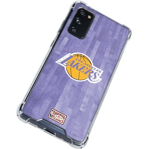 NBA Los Angeles Lakers Hardwood Classics Galaxy S20 FE Clear Case