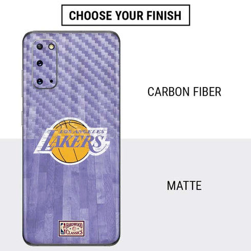 NBA Los Angeles Lakers Hardwood Classics Galaxy S20 Skin