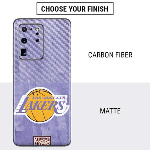 NBA Los Angeles Lakers Hardwood Classics Galaxy S20 Ultra 5G Skin