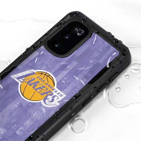 NBA Los Angeles Lakers Hardwood Classics Galaxy S20 Waterproof Case