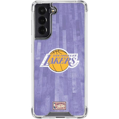 NBA Los Angeles Lakers Hardwood Classics Galaxy S22 Clear Case