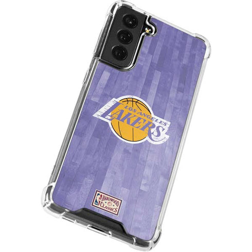 NBA Los Angeles Lakers Hardwood Classics Galaxy S22 Plus Clear Case