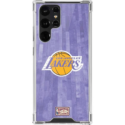 NBA Los Angeles Lakers Hardwood Classics Galaxy S22 Ultra Clear Case