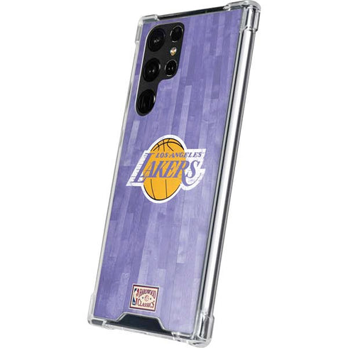 NBA Los Angeles Lakers Hardwood Classics Galaxy S22 Ultra Clear Case