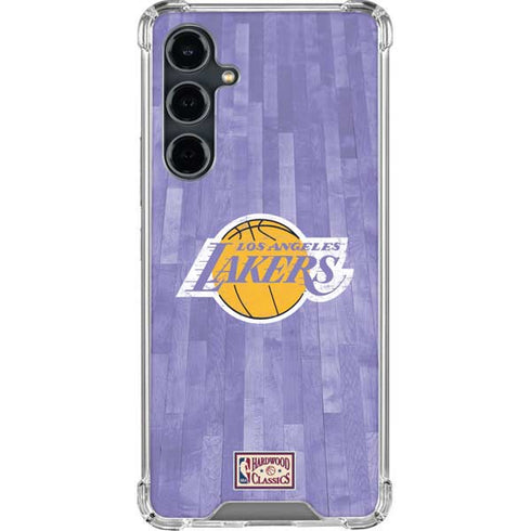 NBA Los Angeles Lakers Hardwood Classics Galaxy S23 FE Clear Case