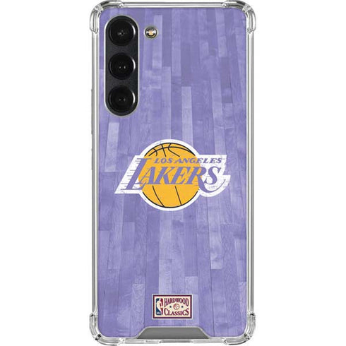NBA Los Angeles Lakers Hardwood Classics Galaxy S23 Plus Clear Case