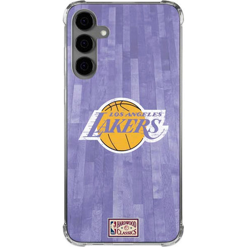 NBA Los Angeles Lakers Hardwood Classics Galaxy S24 Plus Clear Case