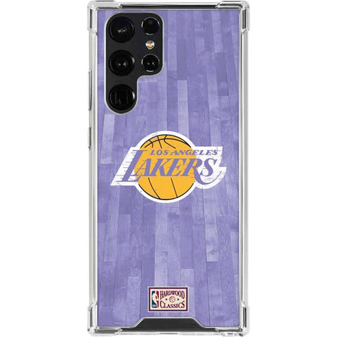 NBA Los Angeles Lakers Hardwood Classics Galaxy S24 Ultra Clear Case