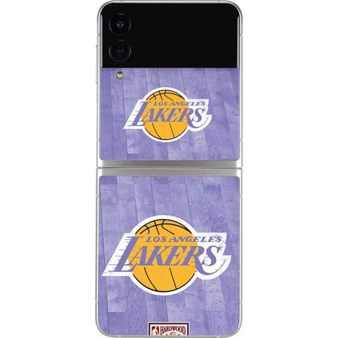 NBA Los Angeles Lakers Hardwood Classics Galaxy Z Flip4 5G Skin
