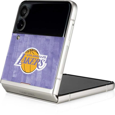 NBA Los Angeles Lakers Hardwood Classics Galaxy Z Flip4 5G Skin
