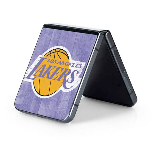 NBA Los Angeles Lakers Hardwood Classics Galaxy Z Flip5 5G Skin