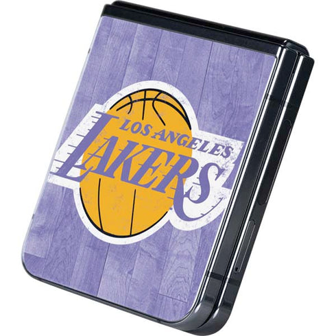 NBA Los Angeles Lakers Hardwood Classics Galaxy Z Flip5 5G Skin