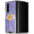 NBA Los Angeles Lakers Hardwood Classics Galaxy Z Fold4 5G Clear Case