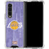 NBA Los Angeles Lakers Hardwood Classics Galaxy Z Fold4 5G Clear Case