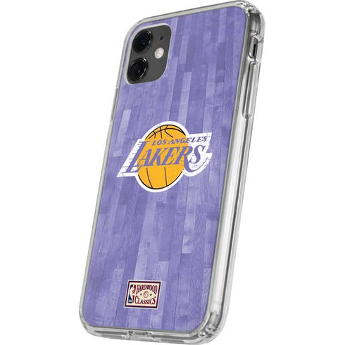 NBA Los Angeles Lakers Hardwood Classics iPhone 11 Clear Case