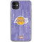 NBA Los Angeles Lakers Hardwood Classics iPhone 11 Clear Case