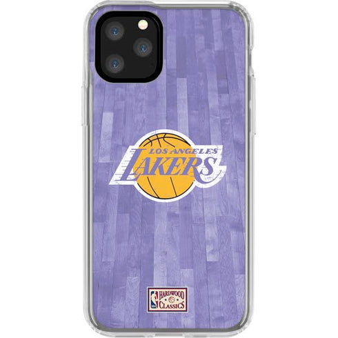 NBA Los Angeles Lakers Hardwood Classics iPhone 11 Pro Clear Case