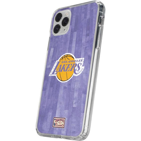 NBA Los Angeles Lakers Hardwood Classics iPhone 11 Pro Clear Case