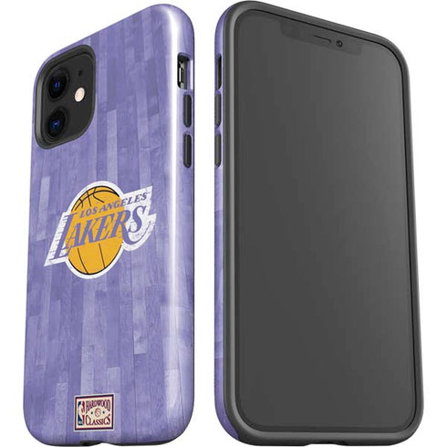 NBA Los Angeles Lakers Hardwood Classics iPhone 12 Impact Case