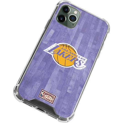 NBA Los Angeles Lakers Hardwood Classics iPhone 12 Pro Clear Case
