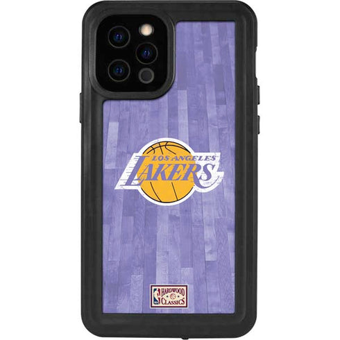 NBA Los Angeles Lakers Hardwood Classics iPhone 12 Pro Waterproof Case