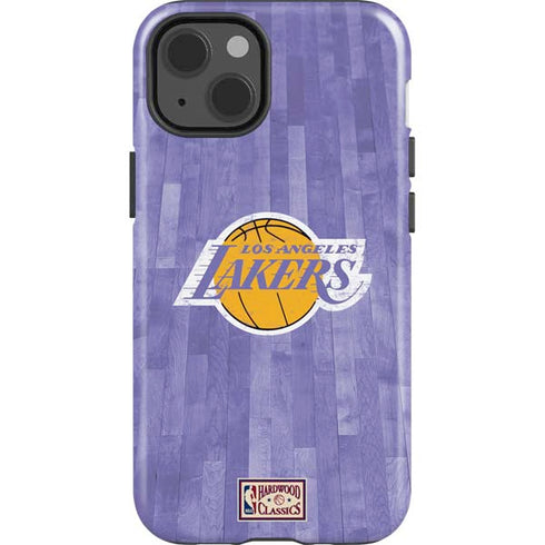 NBA Los Angeles Lakers Hardwood Classics iPhone 15 Impact Case
