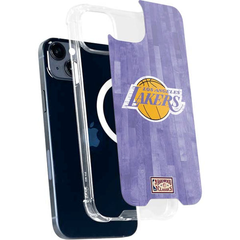 NBA Los Angeles Lakers Hardwood Classics iPhone 15 Plus MagSafe Case
