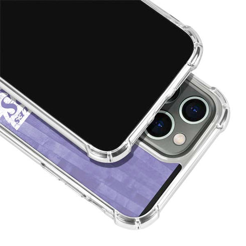 NBA Los Angeles Lakers Hardwood Classics iPhone 14 Pro Max Clear Case