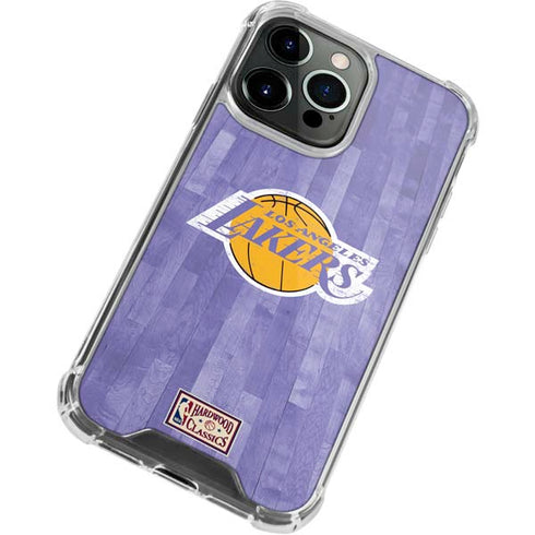 NBA Los Angeles Lakers Hardwood Classics iPhone 15 Pro Max Clear Case