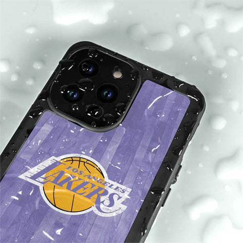 NBA Los Angeles Lakers Hardwood Classics iPhone 14 Pro Max Waterproof Case