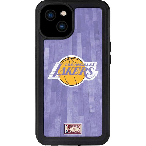 NBA Los Angeles Lakers Hardwood Classics iPhone 15 Plus Waterproof Case