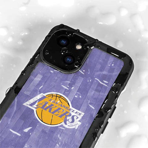 NBA Los Angeles Lakers Hardwood Classics iPhone 15 Waterproof Case