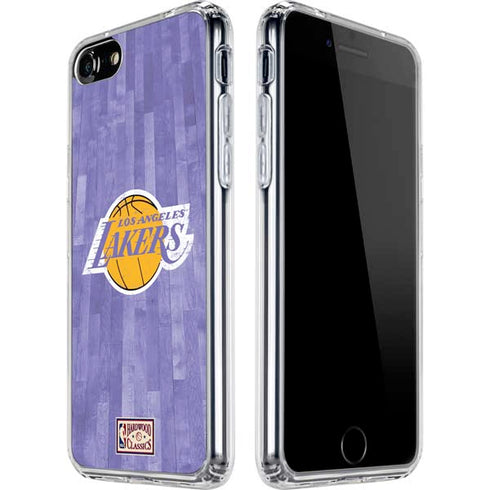 NBA Los Angeles Lakers Hardwood Classics iPhone SE (2nd & 3rd Gen) Clear Case