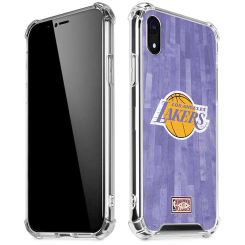 NBA Los Angeles Lakers Hardwood Classics iPhone XR Clear Case