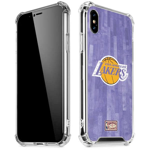 NBA Los Angeles Lakers Hardwood Classics iPhone XS Max Clear Case
